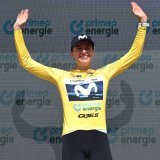 Un jour en plus en jaune pour Marlen Reusser KEYSTONE/EPA/GIAN EHRENZELLER